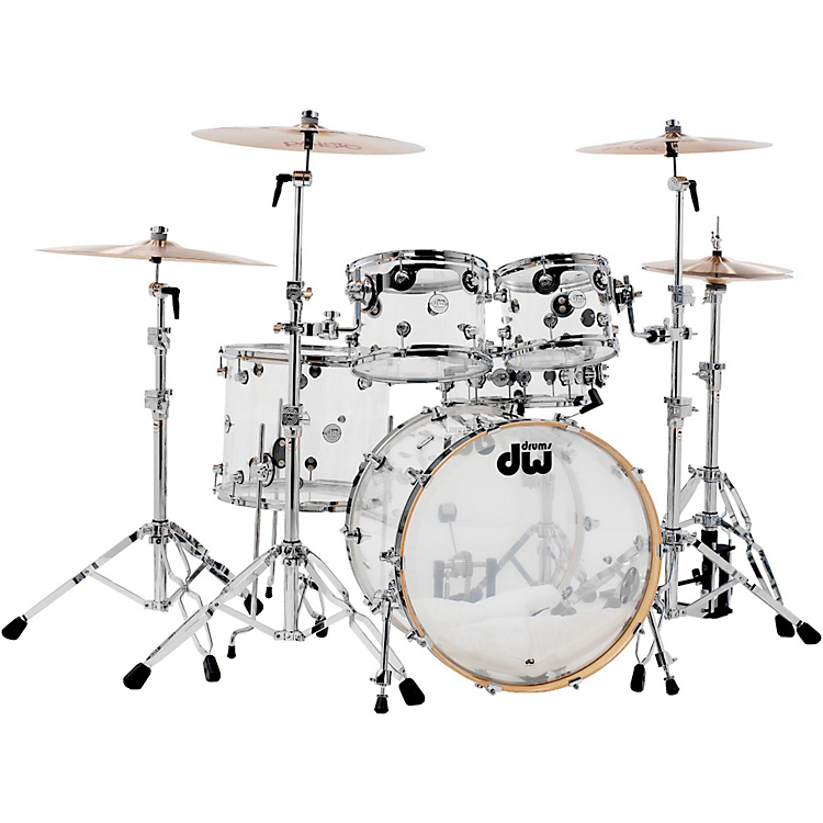 Dw Design Series Kit 5 FÛts Fusion 22'' Acrylic - 5 Futs - Acrylic - Fusion drumstel - Variation 1