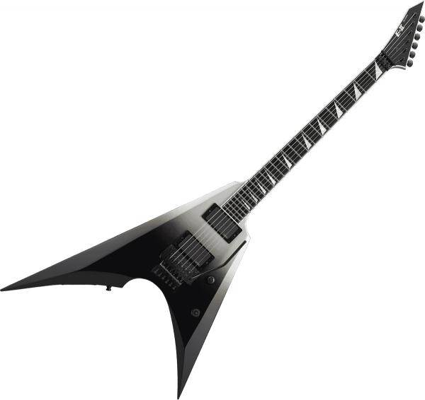 Solid body elektrische gitaar Esp E-II Arrow (Japan) - Black silver fade