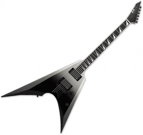 Solid body elektrische gitaar Esp E-II Arrow NT (Japan) - Black silver fade