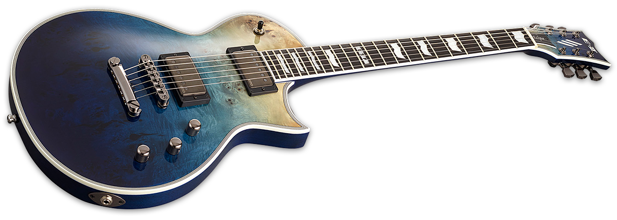 Esp E-ii Eclipse Jap Hh Emg Ht Eb - Blue Natural Fade - Enkel gesneden elektrische gitaar - Variation 1