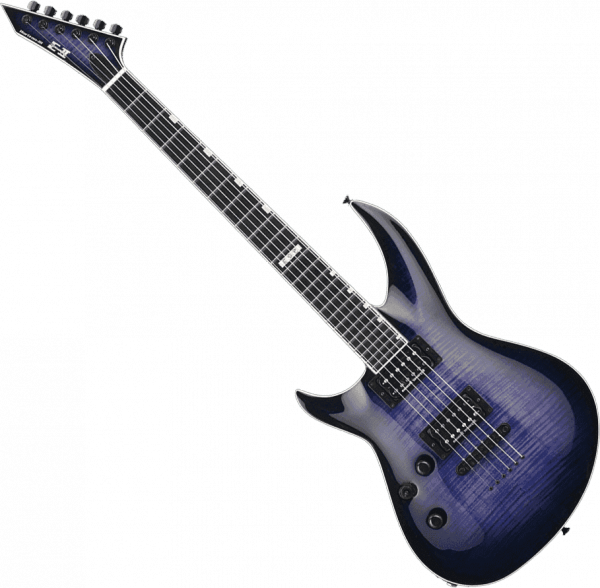 Solid body elektrische gitaar Esp E-II Horizon-III LH (Japan) - Reindeer blue