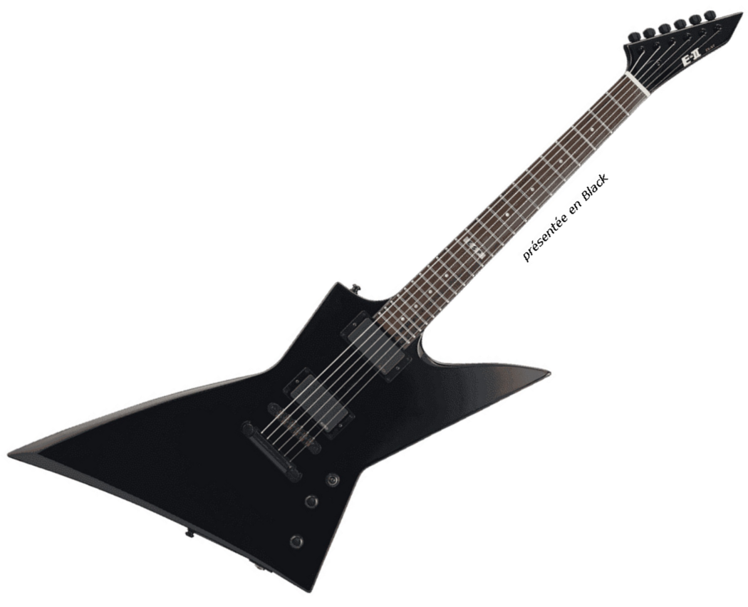 Esp E-ii Ex Sw Hh Emg Ht Rw - Snow White - Metalen elektrische gitaar - Variation 5