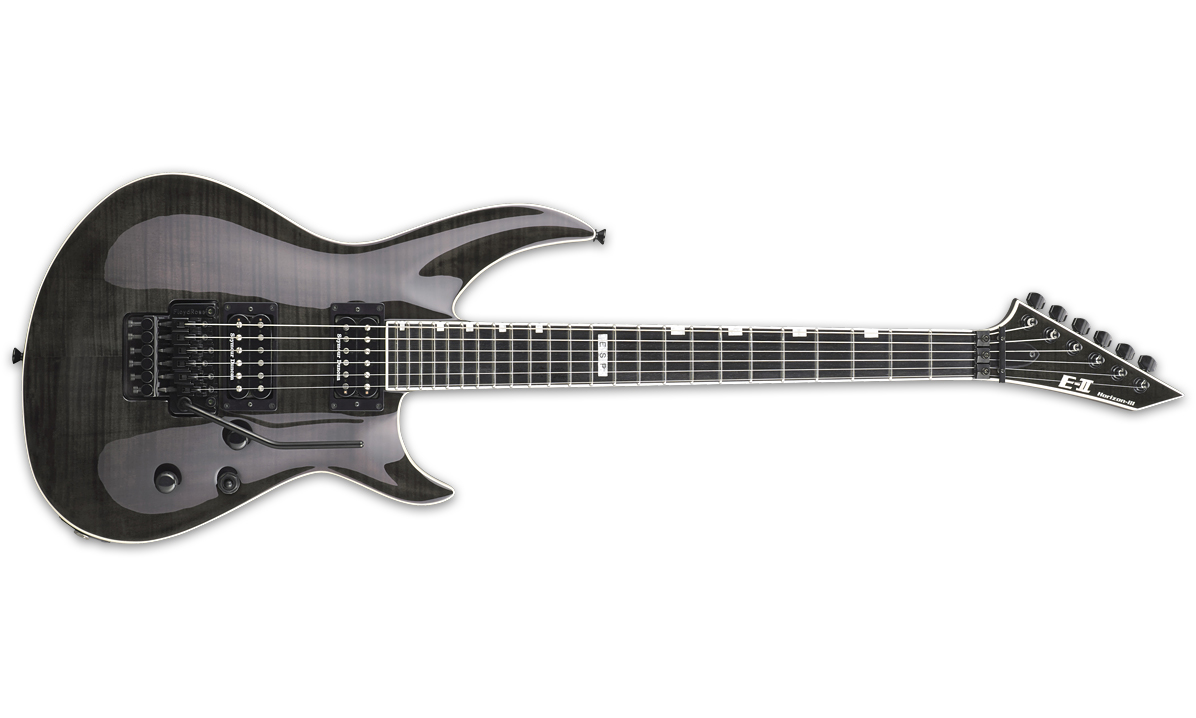 Esp E-ii Horizon Iii Fm Fr Stblk Hh Seymour Duncan Fr Eb - See Thru Black - Elektrische gitaar in Str-vorm - Variation 1