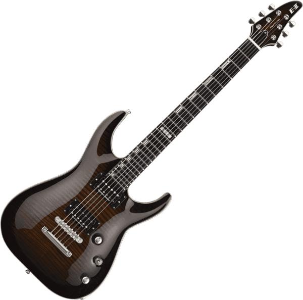 Solid body elektrische gitaar Esp E-II Horizon NT (Japan) - Dark brown sunburst