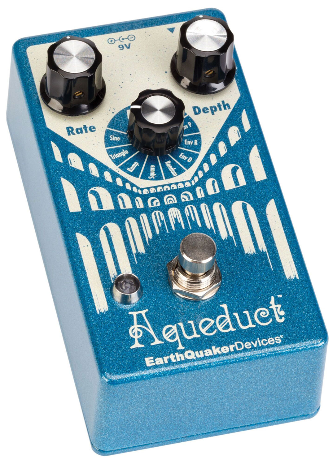 Earthquaker Aqueduct Vibrato - Modulation/chorus/flanger/phaser en tremolo effect pedaal - Variation 1