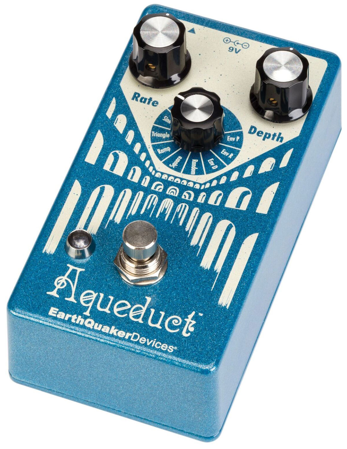 Earthquaker Aqueduct Vibrato - Modulation/chorus/flanger/phaser en tremolo effect pedaal - Variation 2