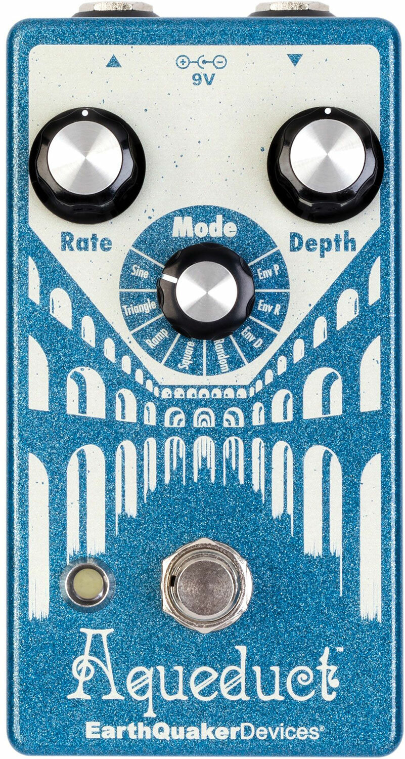 Earthquaker Aqueduct Vibrato - Modulation/chorus/flanger/phaser en tremolo effect pedaal - Main picture