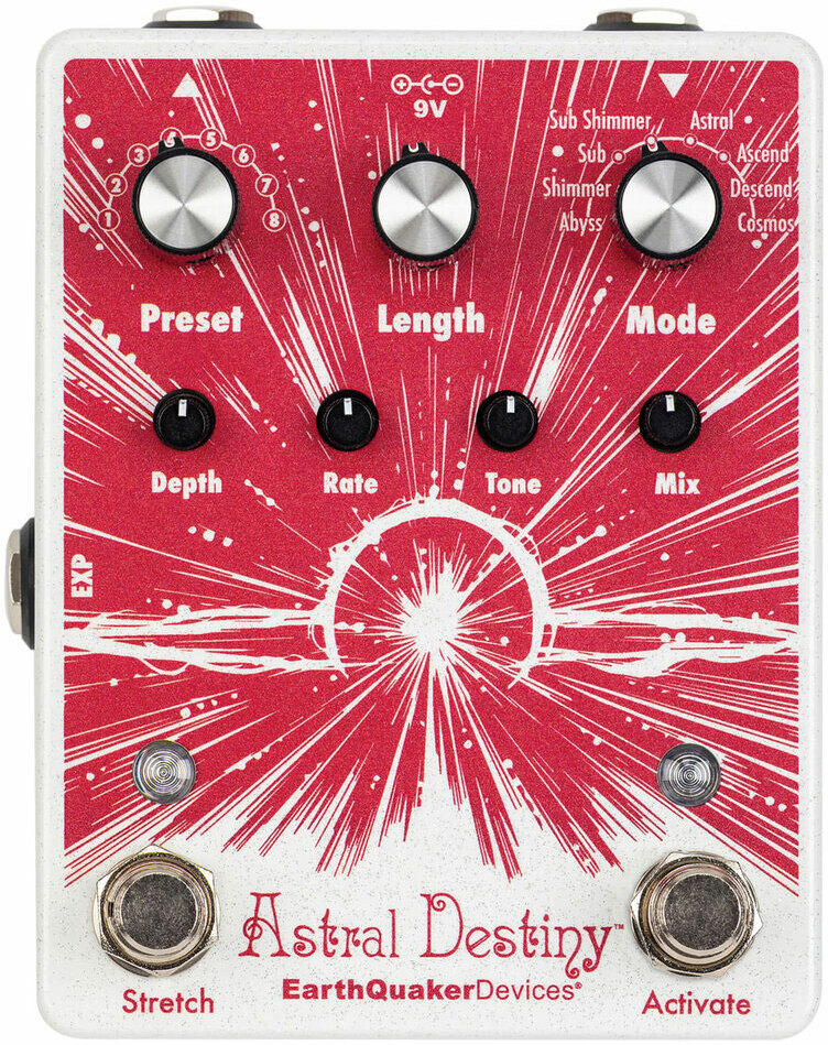 Earthquaker Astral Destiny Reverb - Reverb/delay/echo effect pedaal - Main picture