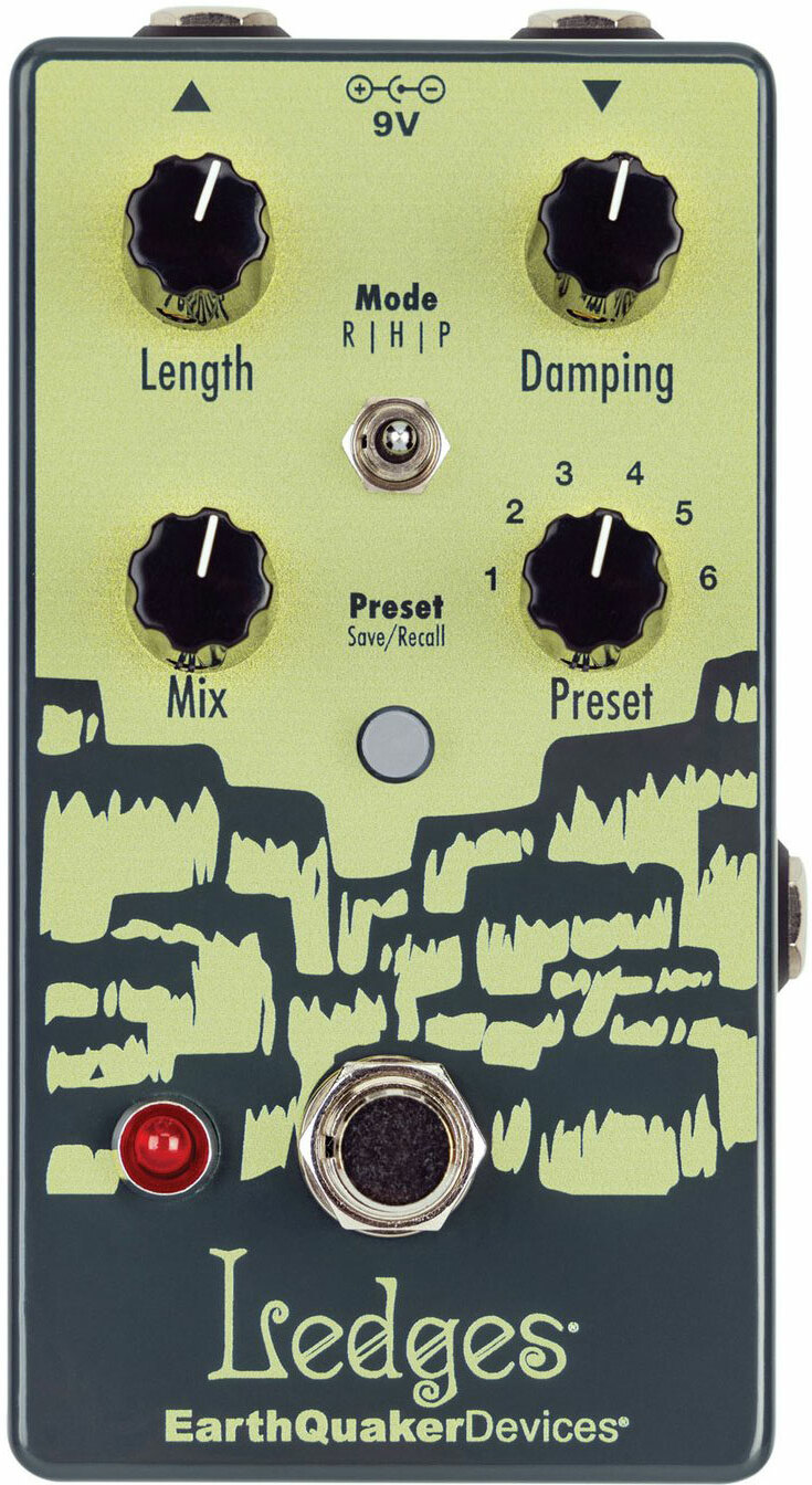 Earthquaker Ledges Tri-dimensional Reverbation Machine - Reverb/delay/echo effect pedaal - Main picture