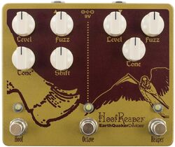 Overdrive/distortion/fuzz effectpedaal Earthquaker Hoof Reaper V2 Fuzz with Octave
