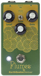 Overdrive/distortion/fuzz effectpedaal Earthquaker Plumes Overdrive