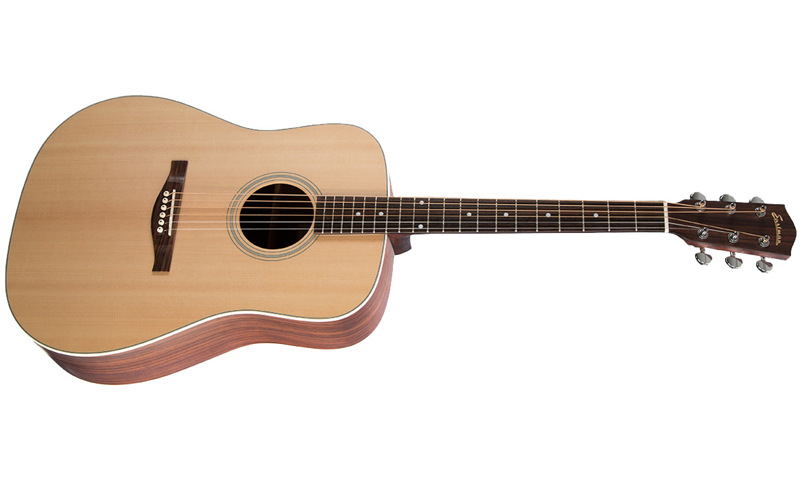 Eastman Ac220 Dreadnought Epicea Palissandre Rw +housse - Natural - Westerngitaar & electro - Variation 1