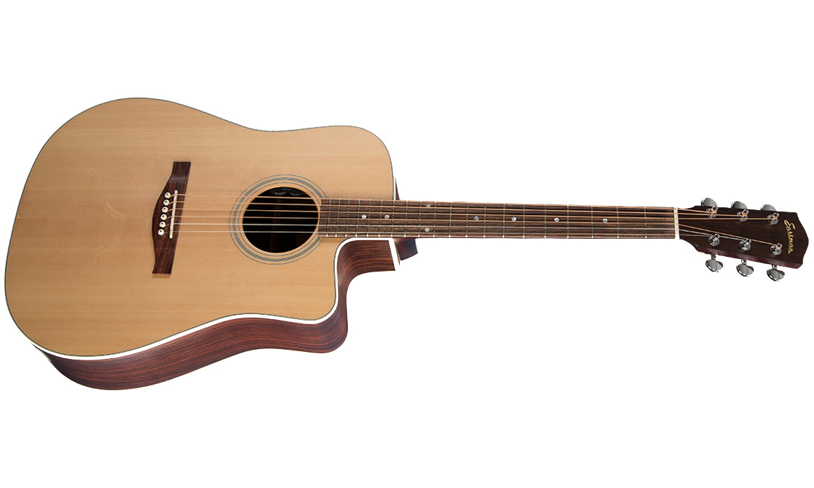 Eastman Ac220ce Dreadnought Cw Epicea Palissandre Rw +housse - Natural - Elektro-akoestische gitaar - Variation 1
