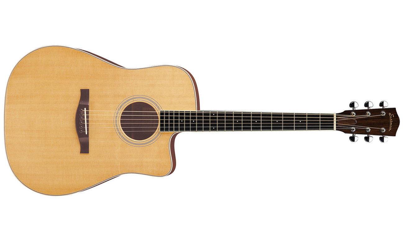 Eastman Ac320ce Dreadnought Cw Epicea Sapele +etui - Natural Gloss - Westerngitaar & electro - Variation 1