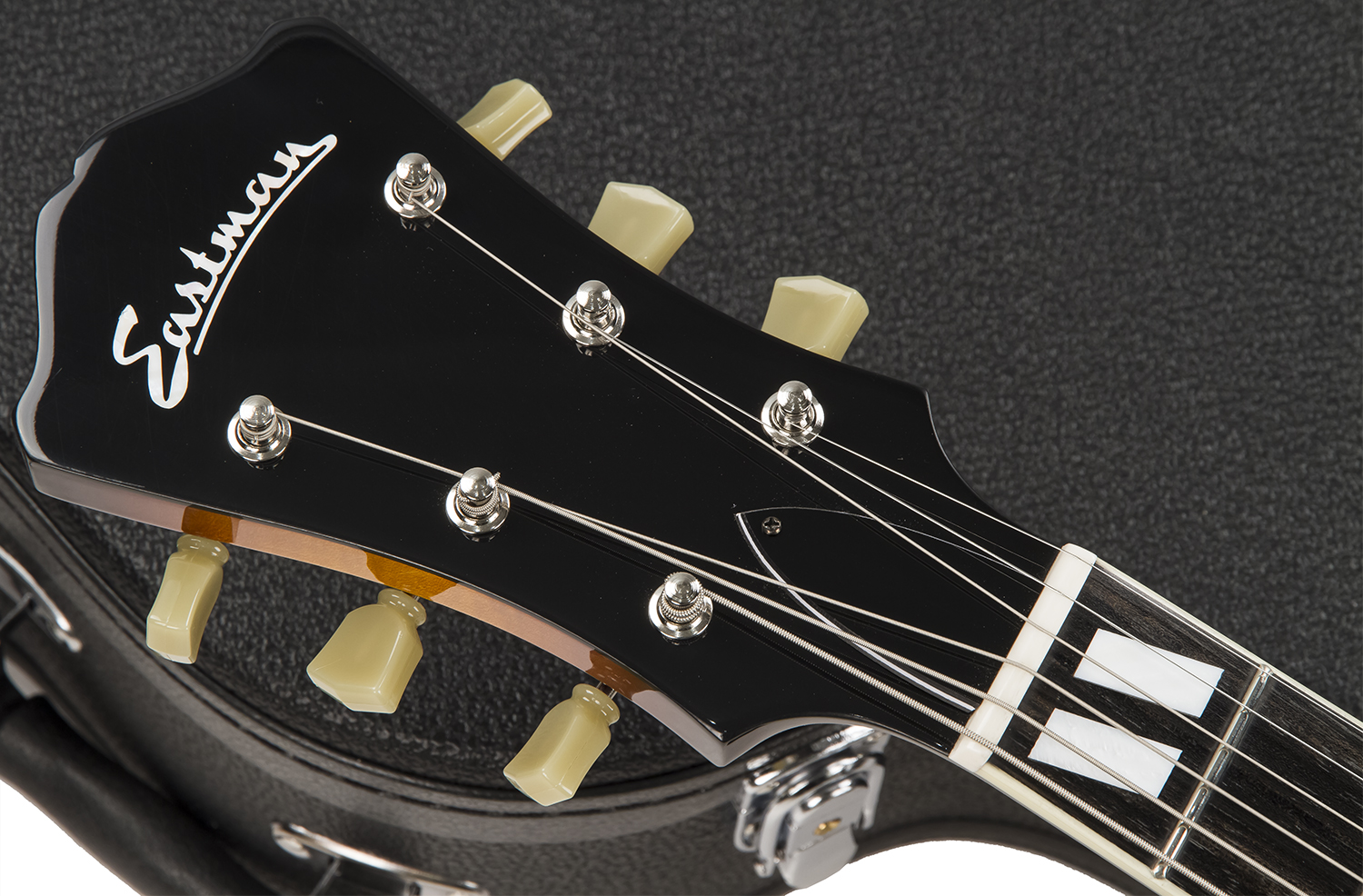 Eastman Ar372ce Lh Gaucher Archtop Laminate Tout Erable Rw +etui - Sunburst - Linkshandige elektrische gitaar - Variation 4