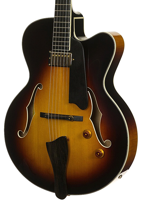 Eastman Ar503ce Archtop Solid Top H Ht Eb +etui - Sunburst - Hollow bodytock elektrische gitaar - Variation 3