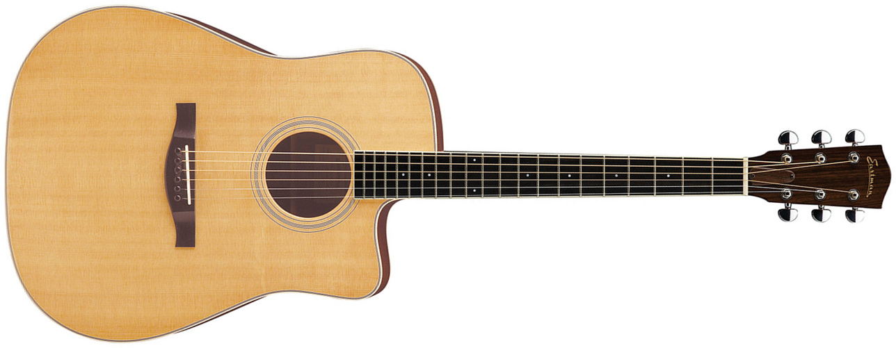 Eastman Ac320ce Dreadnought Cw Epicea Sapele +etui - Natural Gloss - Westerngitaar & electro - Main picture