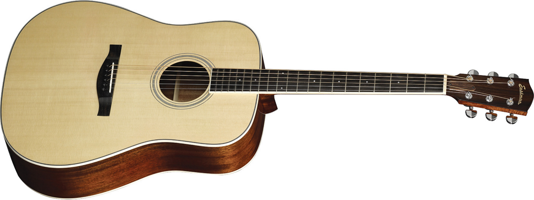 Eastman Ac320ce Dreadnought Cw Epicea Sapele +etui - Natural Gloss - Westerngitaar & electro - Main picture