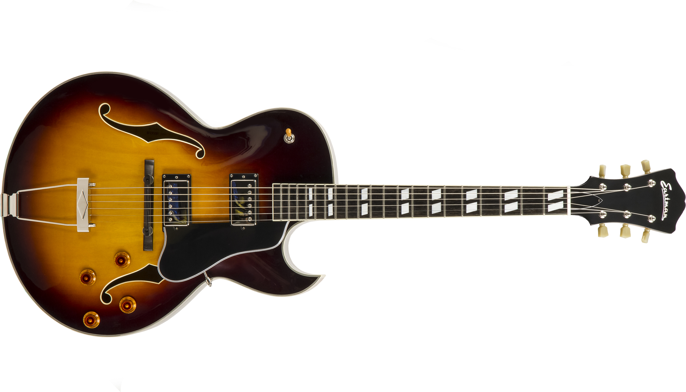 Eastman Ar372ce Archtop Tout Erable Rw +etui - Sunburst - Hollow bodytock elektrische gitaar - Main picture