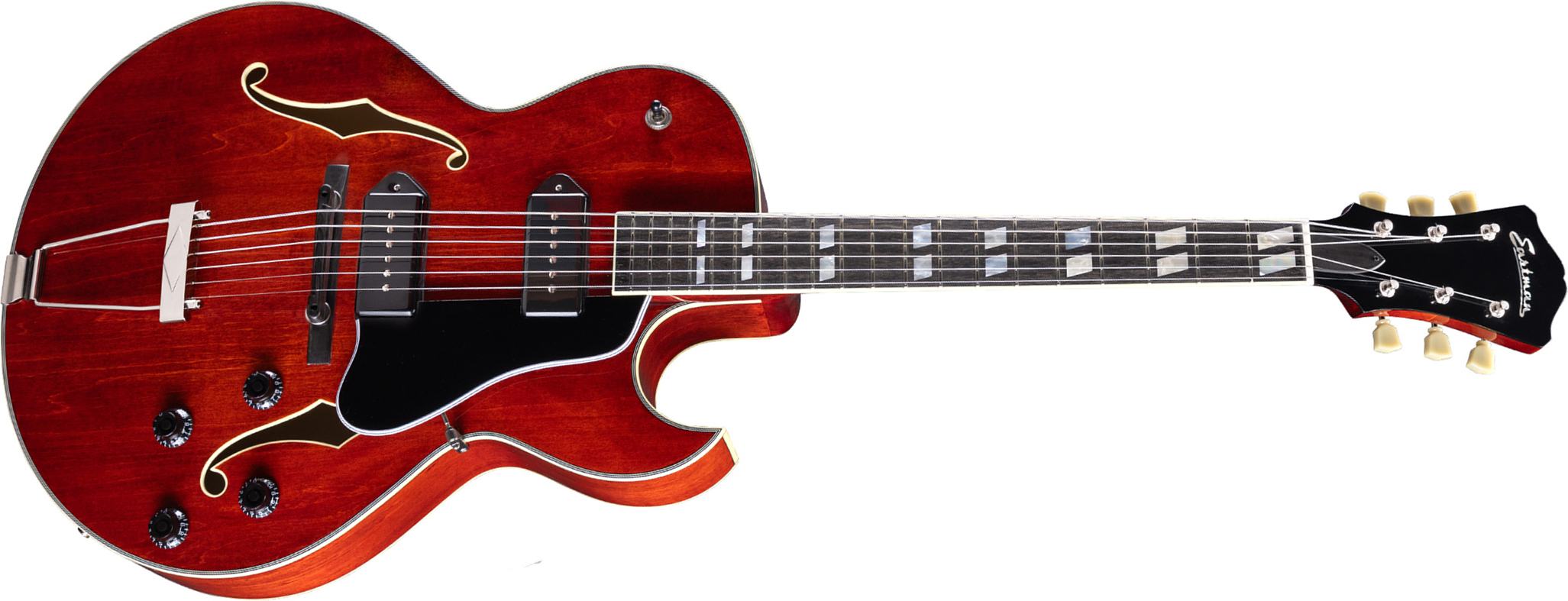 Eastman Ar372ce-p90 Archtop Laminate Tout Erable 2s Ht Rw - Truetone Gloss Classic - Hollow Body elektrische gitaar - Main picture