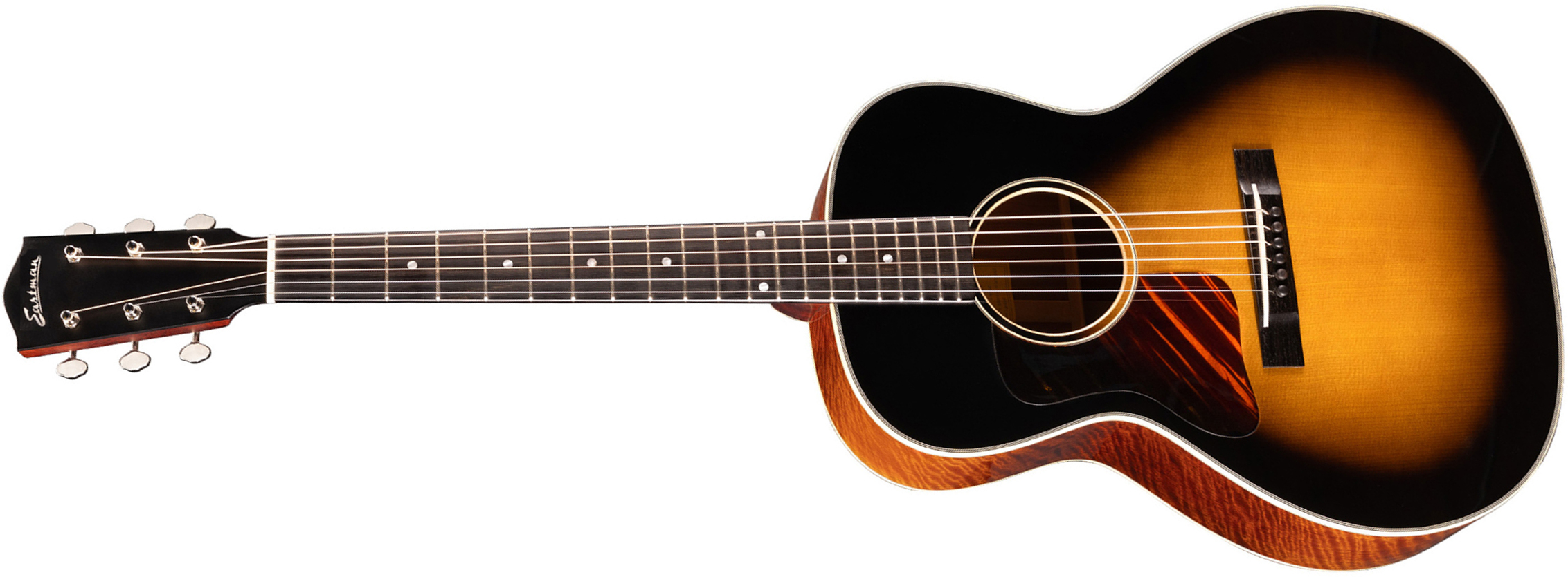 Eastman E10ooss Thermo-cure Lh Gaucher Oo Epicea Acajou Eb - Truetone Gloss Sunburst - Folk gitaar - Main picture