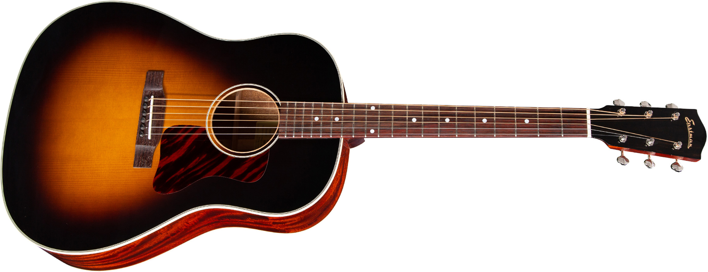 Eastman E10ss Traditional Dreadnought Epicea Acajou Eb - Sunburst - Westerngitaar & electro - Main picture