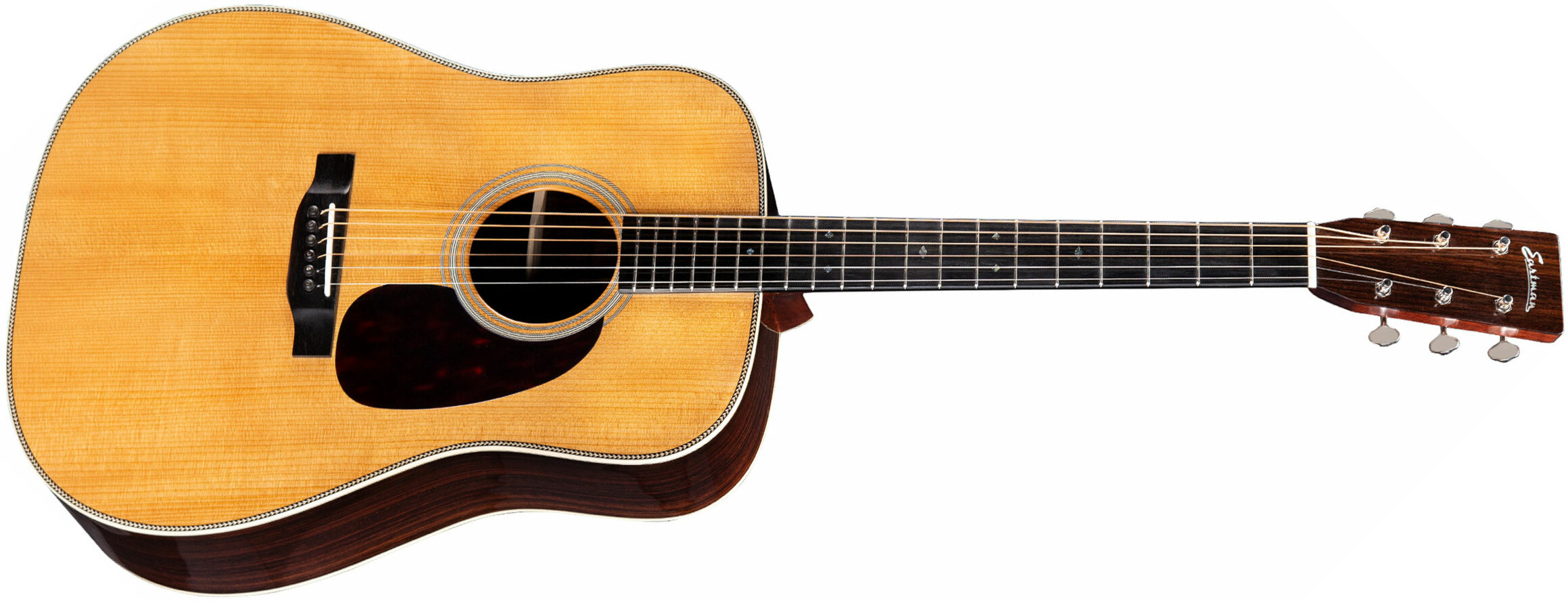 Eastman E20d-tc Traditional Dreadnought Epicea Palissandre Eb +etui - Natural - Westerngitaar & electro - Main picture