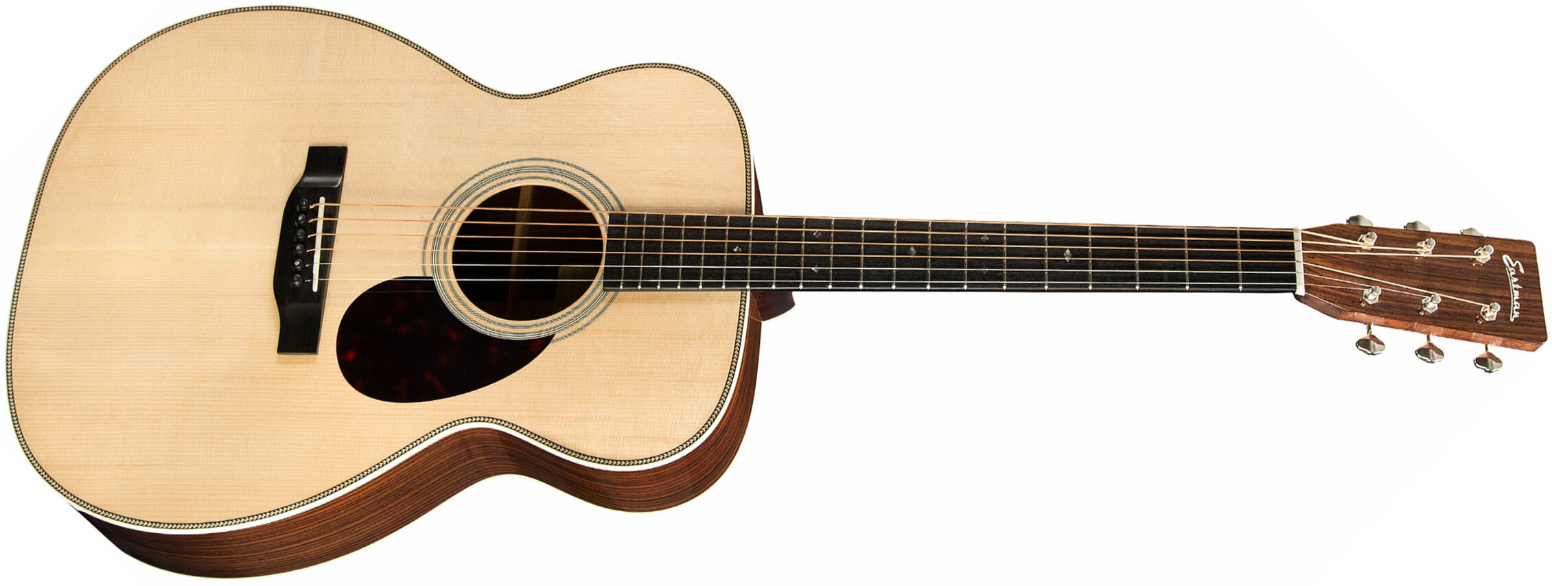 Eastman E20om Traditional Orchestra Model Epicea Palissandre Eb - Truetone Gloss Thermo-cure Natural - Westerngitaar & electro - Main picture