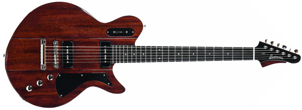 Eastman Juliet 2p90 Ht Eb - Truetone Gloss Vintage Red - Retro-rock elektrische gitaar - Main picture