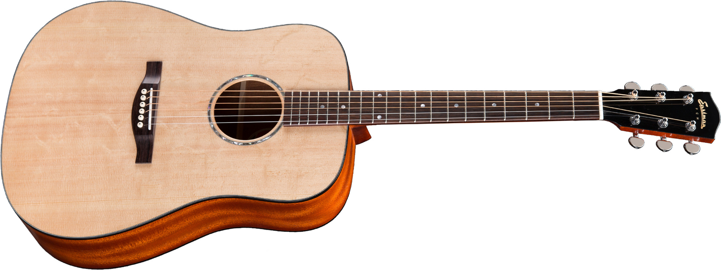 Eastman Pch1-d Dreadnought Epicea Sapele Rw - Natural Satin - Westerngitaar & electro - Main picture