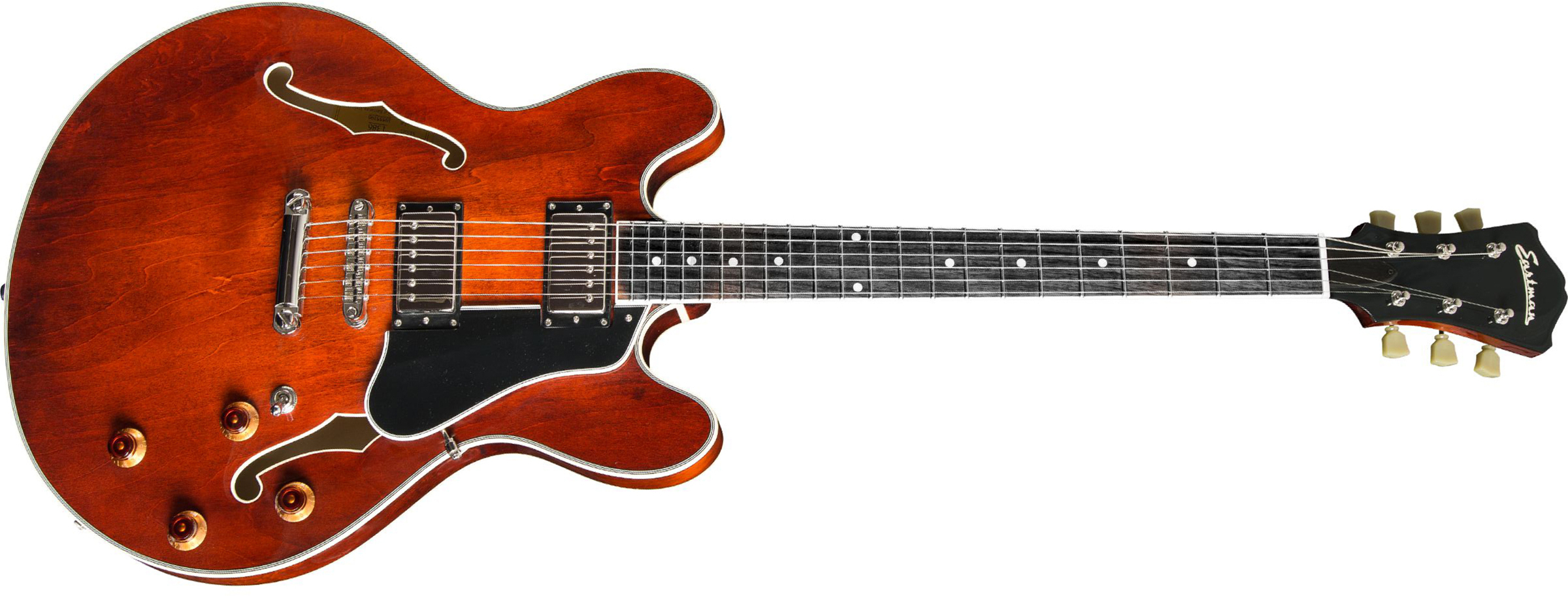 Eastman T386 Thinline Laminate Tout Erable Ht Eb - Classic - Semi hollow elektriche gitaar - Main picture