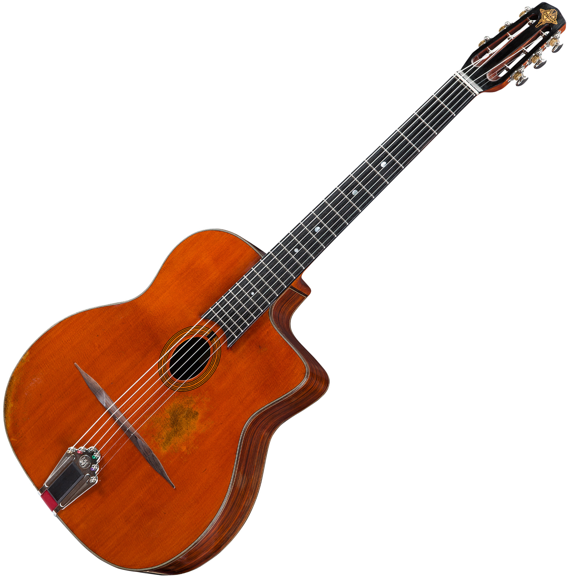 Gipsy gitaar Eastman DM2/v Gypsy Jazz vintage natural