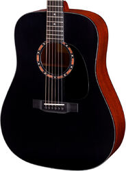Folk gitaar Eastman Traditional E2D - Black satin