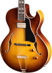 Hollow bodytock elektrische gitaar Eastman Archtop T49/v - Antique goldburst