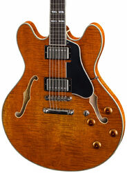 Semi hollow elektriche gitaar Eastman Thinline T59/v - Antique amber