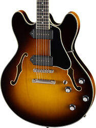 Semi hollow elektriche gitaar Eastman Thinline T60/TV - Truetone Gloss Sunburst