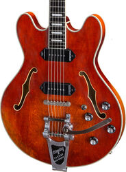 Semi hollow elektriche gitaar Eastman T64/v Thinline Laminate - Classic