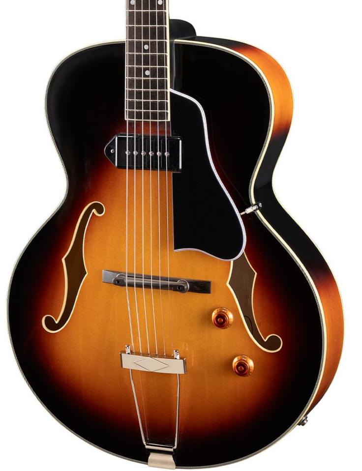 Hollow body elektrische gitaar Eastman Archtop AR405 P90/TV - Truetone Vintage Gloss Sunburst