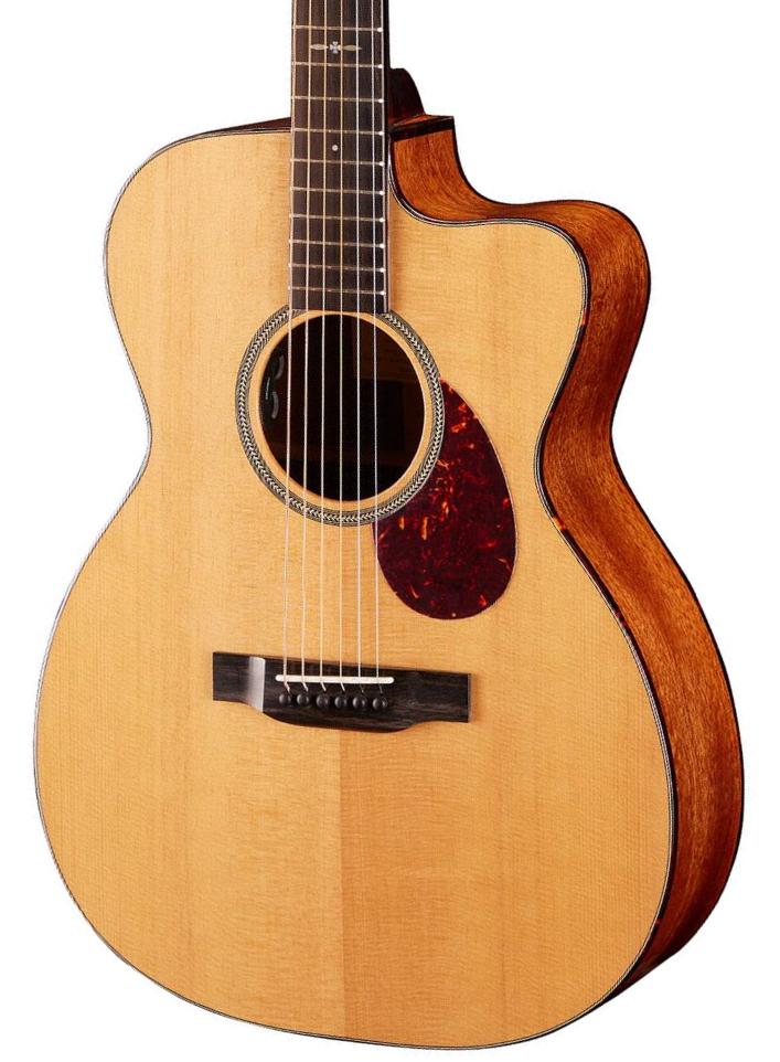 Folk gitaar Eastman Traditional E1OMCE-Special - Truetone gloss thermo-cure natural