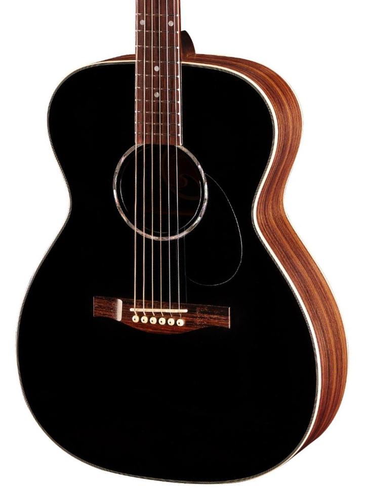 Folk gitaar Eastman PCH2-OM - Black