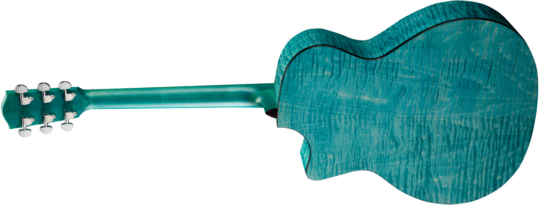 Eastman Pch3-gace Grand Auditorium Cw Epicea Erable Rw - Truetone Gloss Faded Blue - Folk gitaar - Variation 1