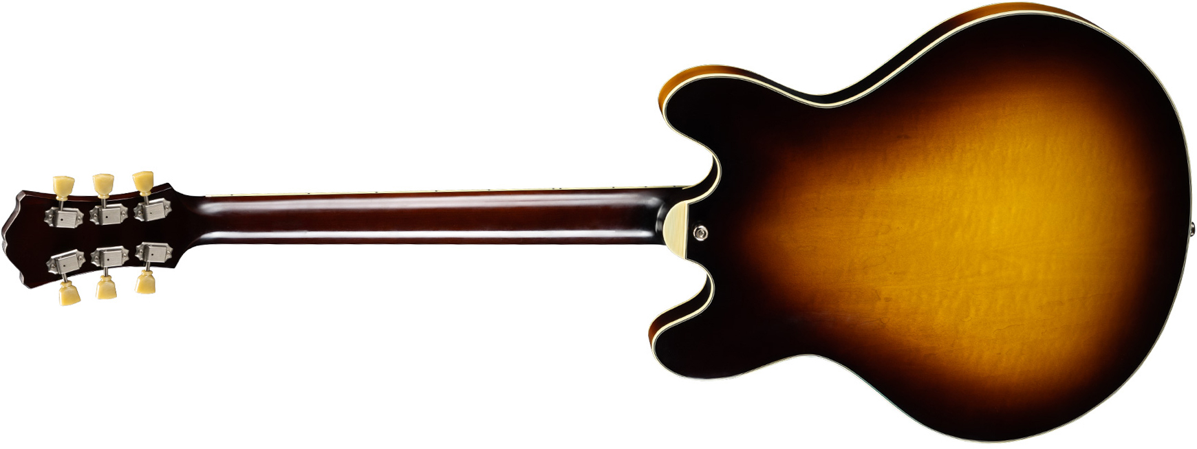 Eastman T60/tv Thinline 2s P90 Lollar Ht Eb - Truetone Gloss Sunburst - Semi hollow elektriche gitaar - Variation 1