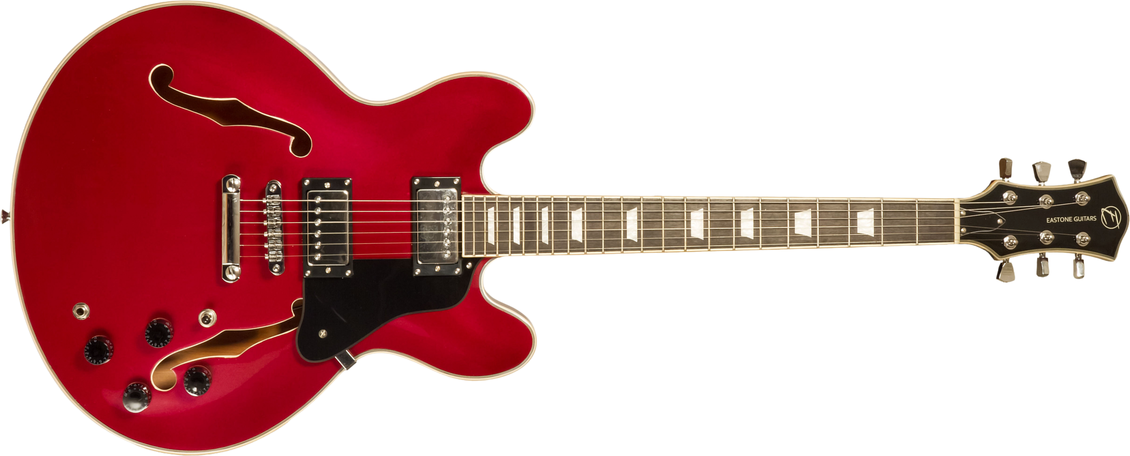 Eastone Gj70-win - Wine - Semi hollow elektriche gitaar - Main picture