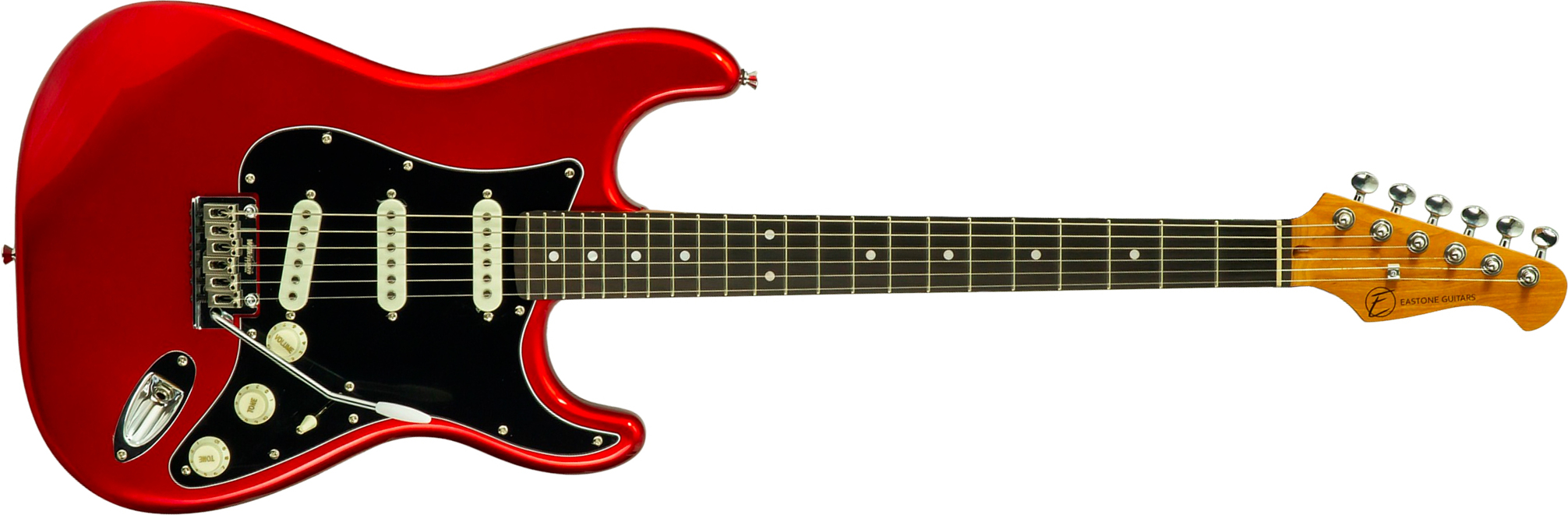 Eastone St100r-mr-rw 3s Trem Rw - Candy Apple Red - Elektrische gitaar in Strat vorm - Main picture