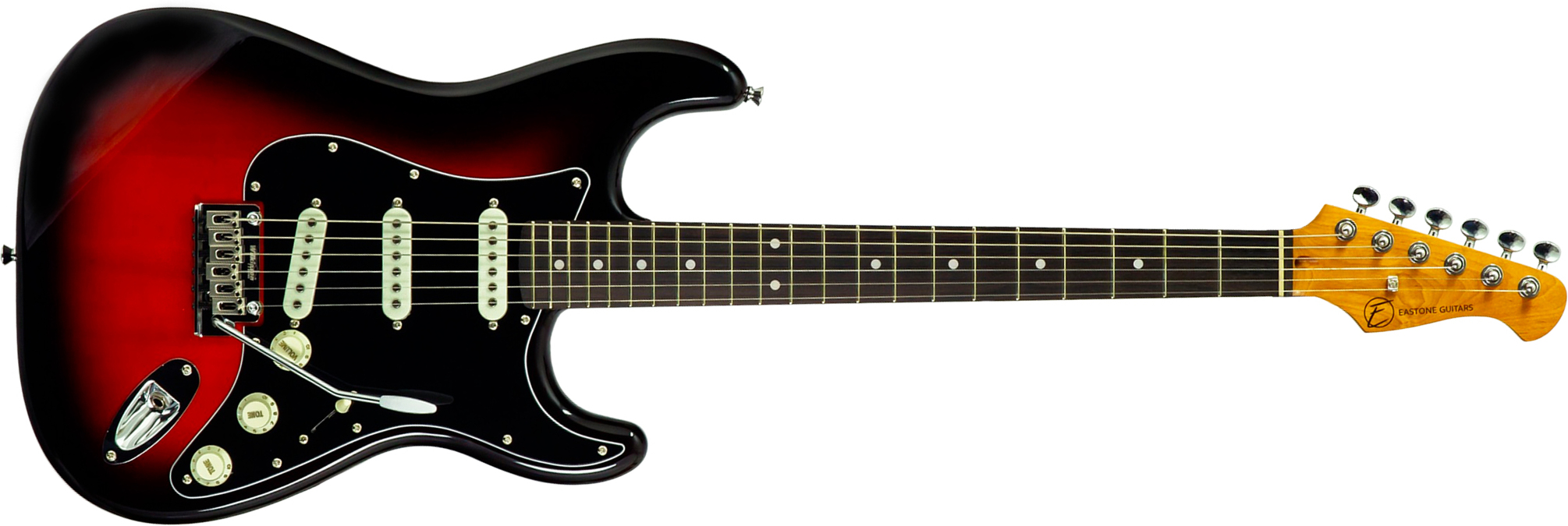 Eastone St100r-s3t-rw 3s Trem Rw - 3-tone Burst - Elektrische gitaar in Strat vorm - Main picture