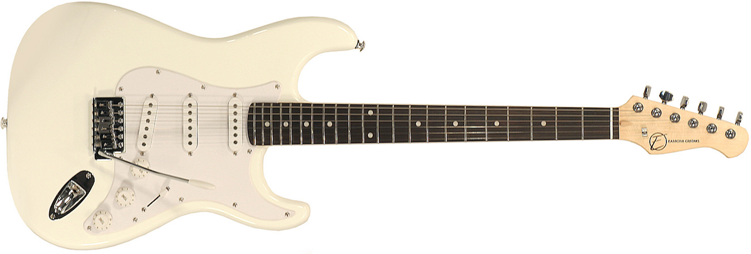 Eastone Str70-wht 3s Pur - Ivory - Elektrische gitaar in Str-vorm - Main picture