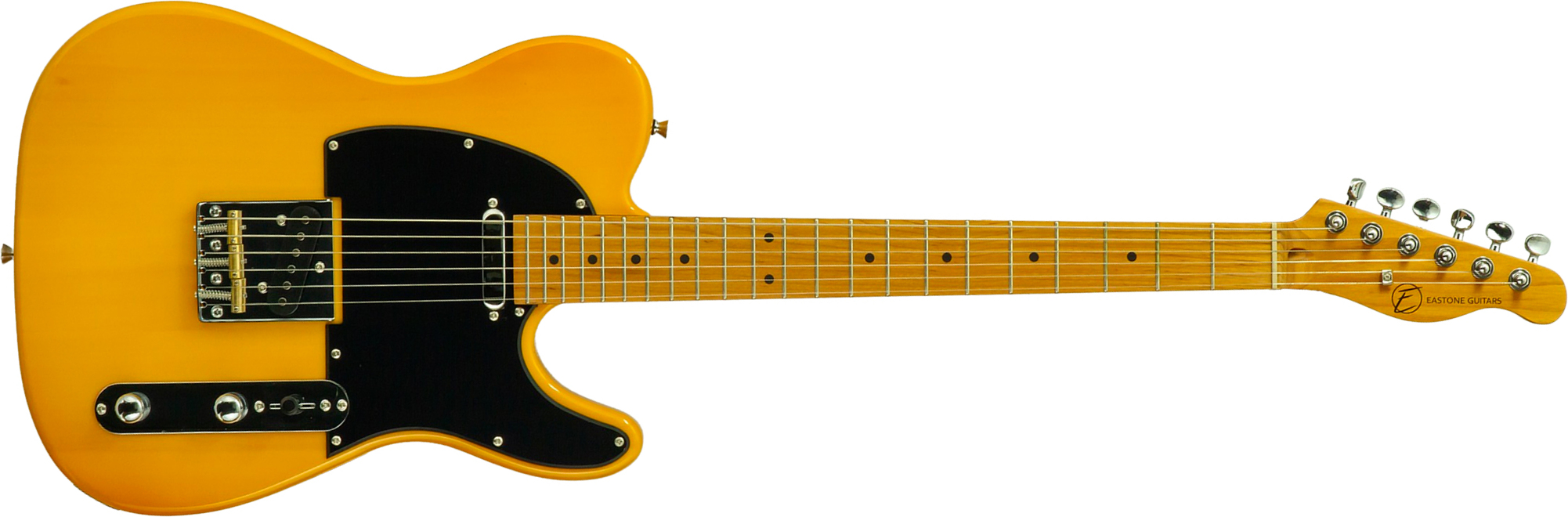 Eastone Tl100r-bts-mn 2s Ht Mn - Butterscotch - Televorm elektrische gitaar - Main picture