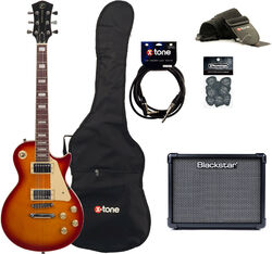Elektrische gitaar set Eastone LP100 +Blackstar ID Core V3 10W +Accessoires - Cherry sunburst