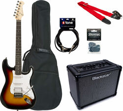 Elektrische gitaar set Eastone STR80T LPB + Blackstar ID:Core V3 Stereo 10 +Accessories - Sunburst