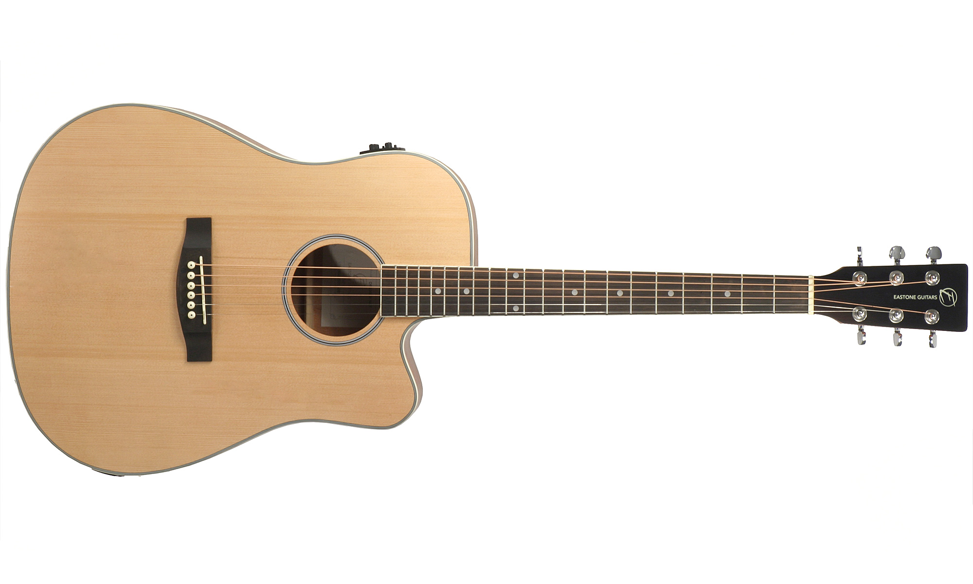 Eastone Dr100ce-nat Dreadnought Cw Epicea Okuman - Natural - Elektro-akoestische gitaar - Variation 1